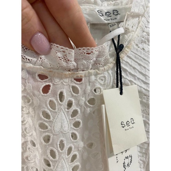 NWT Sea New York Georgina Ruffle Minidress - Picture 7 of 9